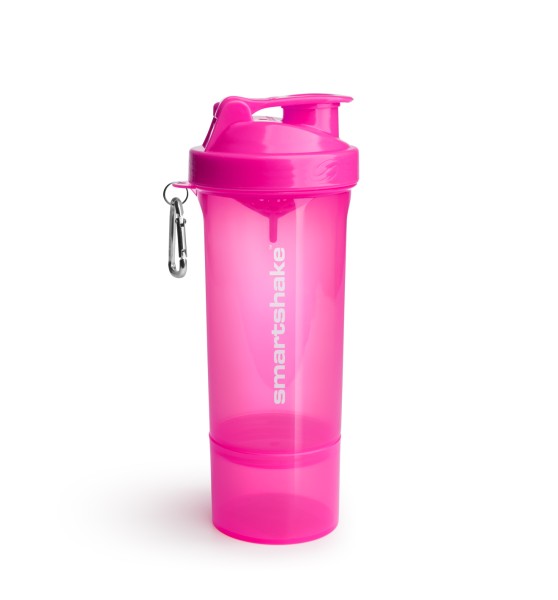 smartshake Slim 500 ml Shaker, Neon Pink