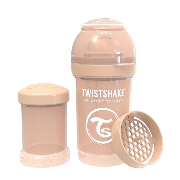 Twistshake Anti-Colic Flasche 180 ml Pastel Beige