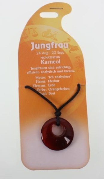 ROOST Halskette Jungfrau G254 Karneol