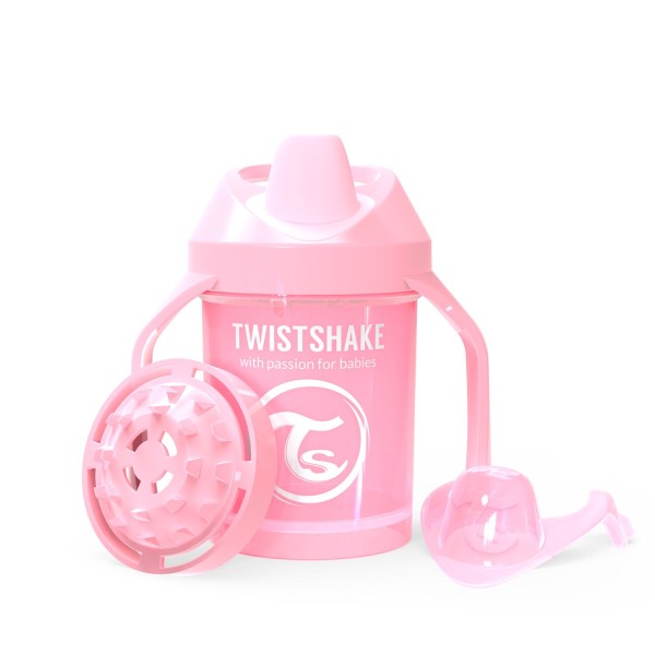 Twistshake Mini Cup 230ml Pastel Pink 4+m, Trinklernbecher