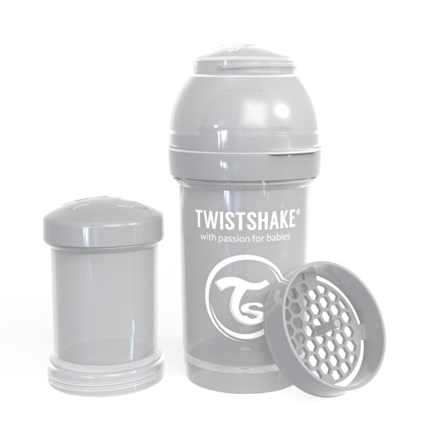 Twistshake Anti-Colic Flasche 180 ml Pastel Grey