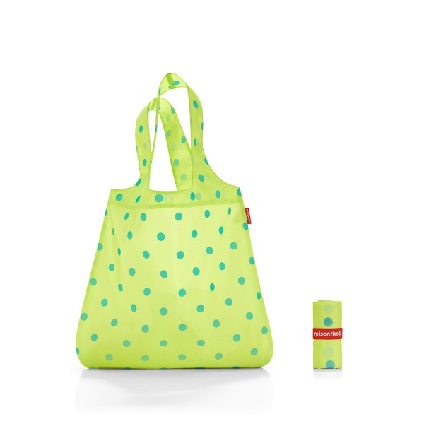 Reisenthel Tasche Mini Maxi Shopper 15l, lemon dots