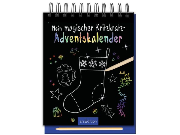 arsEdition Magischer Kritzkratz Adventskalender