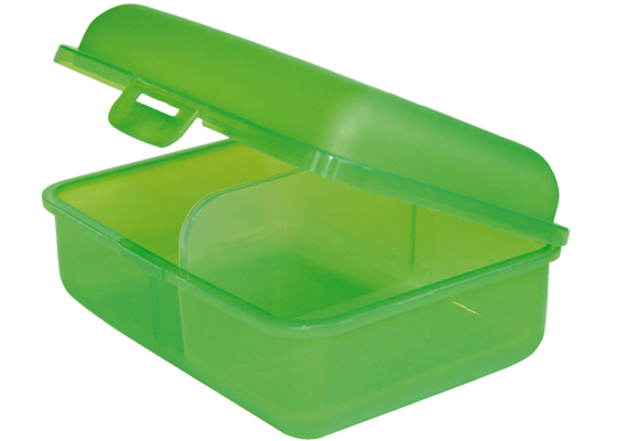 nikimo Lunchbox mit Trennfach, grün transparent