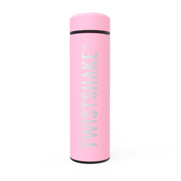 Twistshake isolierte Flasche "Hot or Cold" Pastel Pink 420ml