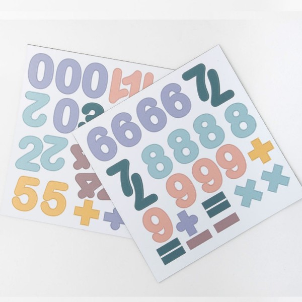 Ferflex Magnete-Set mit 100 Zahlenmagneten pastell
