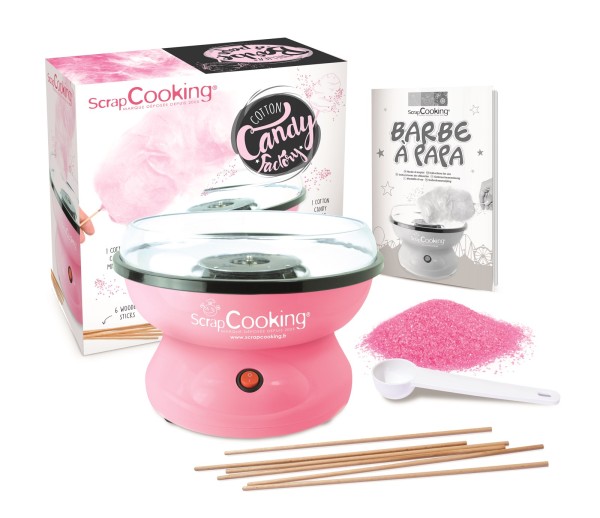 Scrap Cooking Zuckerwattenmaschine pink Candy Factory 28x28x15cm