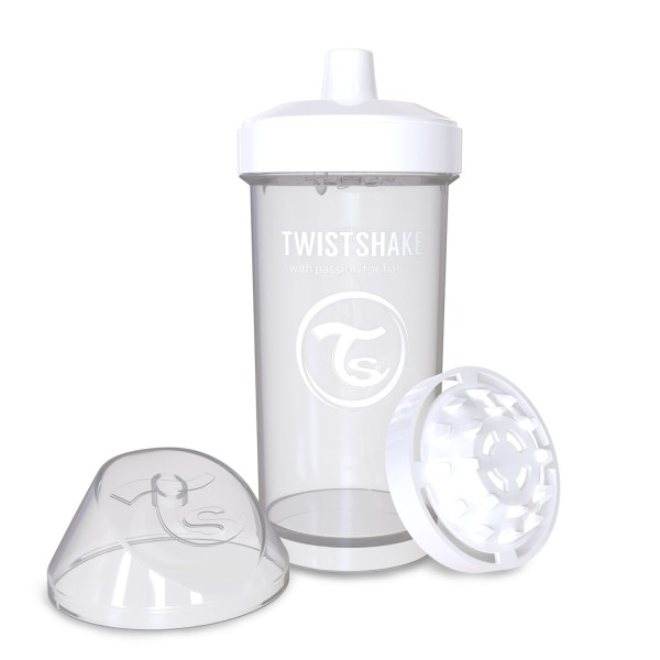 Twistshake Kid Cup 360ml 12+m White, Trinkflasche