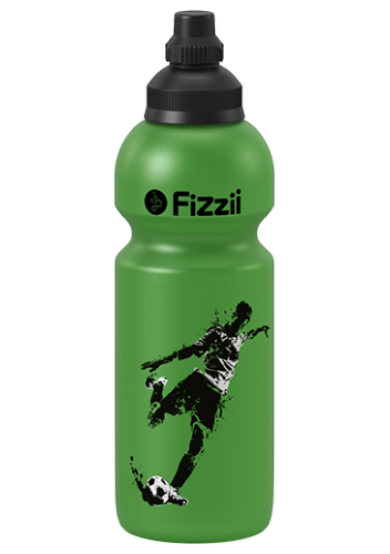 Fizzii Trinkflasche 600ml grün, Kicker