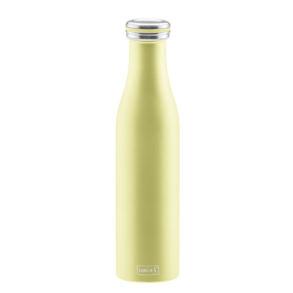 Lurch Isolier-Flasche Edelstahl 0.75l pearl yellow
