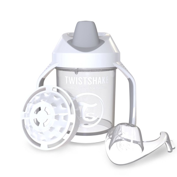 Twistshake Mini Cup 230ml White 4+m, Trinklernbecher