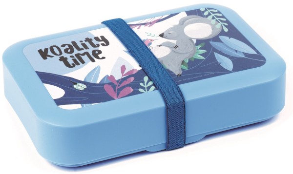 Amuse Tropical Teens Lunchbox Koality time, 210x140x50 mm, Blau