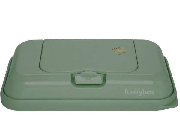 Funkybox to go - olive green, lucky clover