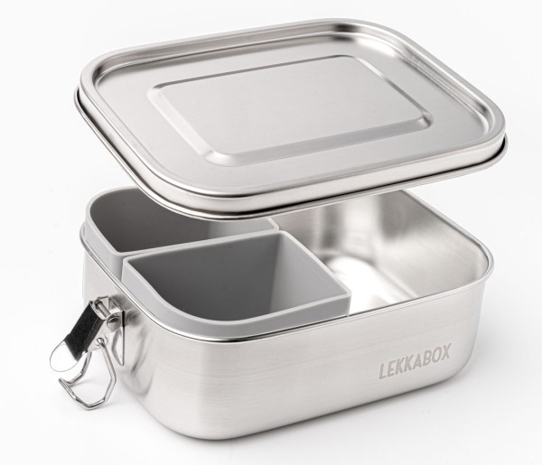 Lekkabox Safe, 800ml - auslaufsichere Edelstahl Lunchbox