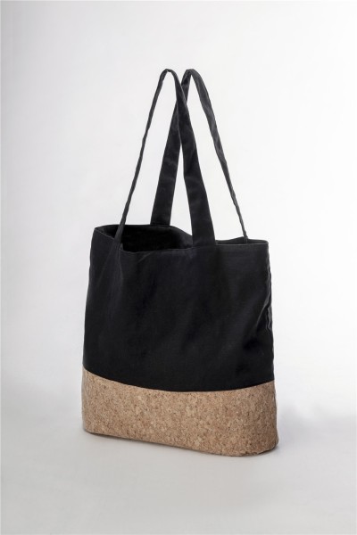 Nuts Innovations Everyday Bag Jute und Kork dunkel, 42x36x13cm, 20L