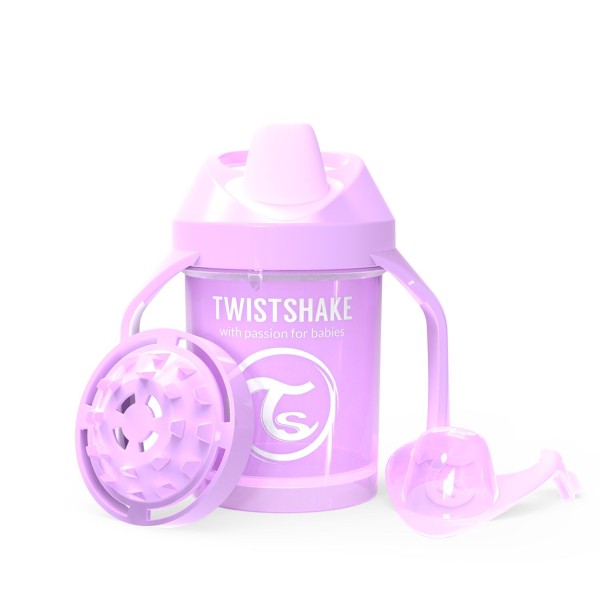 Twistshake Mini Cup 230ml Pastel Purple 4+m, Trinklernbecher