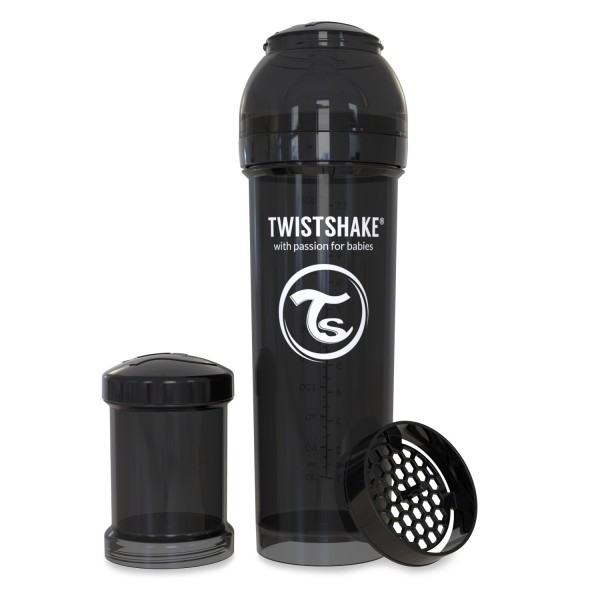 Twistshake Anti-Colic Flasche 330 ml Black