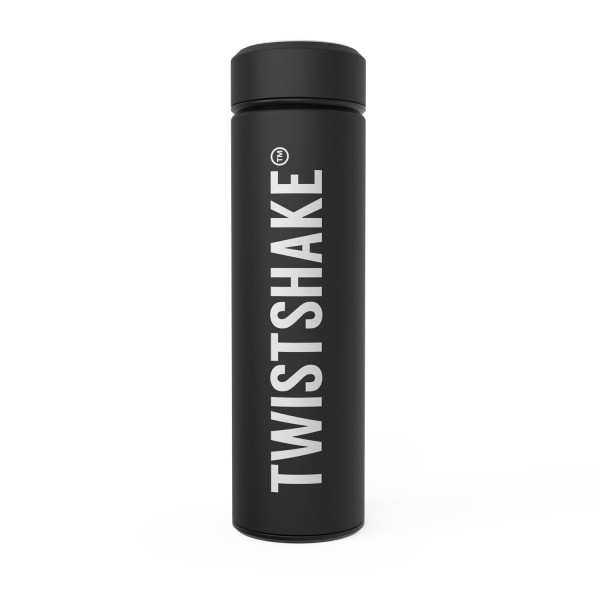 Twistshake isolierte Flasche "Hot or Cold" Black 420ml