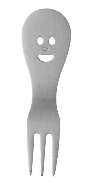 Happy Face Cutlery Party Fork, Mini Edelstahl Party-Gabel