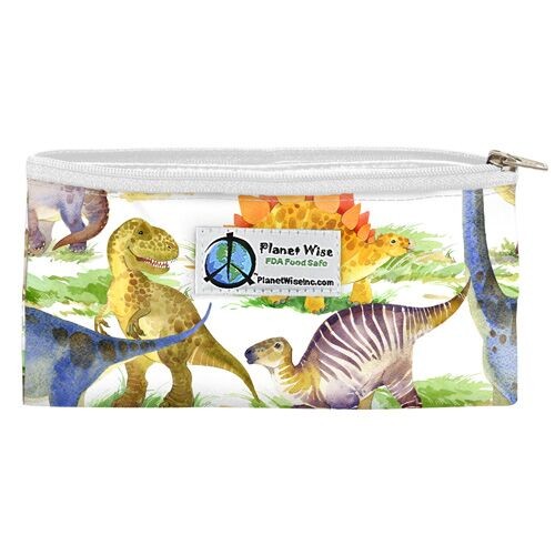 Planet Wise Zipper Snack Bag - Dino Mite Poly