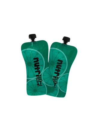 Nutri fill-it 2 Pack green, grosse wiederverwendbare Smoothie-Beutel, für Erwachsene & Kinder