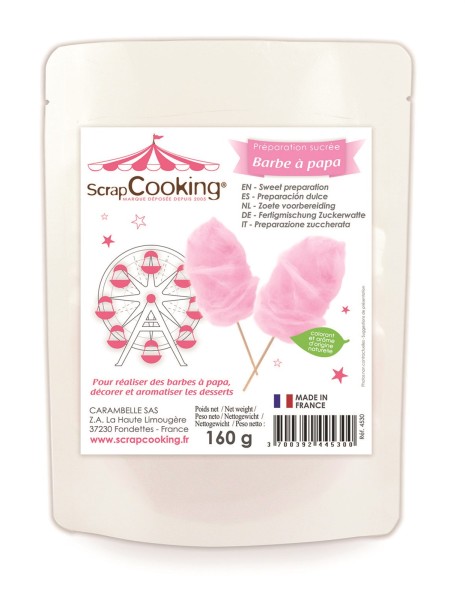 Scrap Cooking Fertigmischung Zuckerwatte rosa 160g