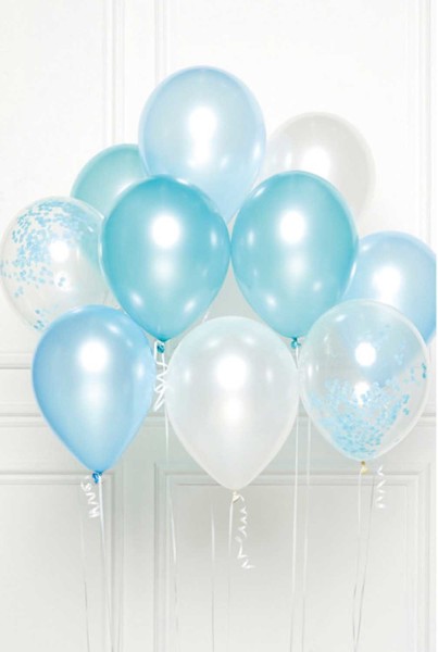 DIY Ballon Bouquet 9907428 blau