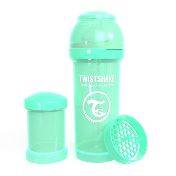 Twistshake Anti-Colic Flasche 260 ml Pastel Green
