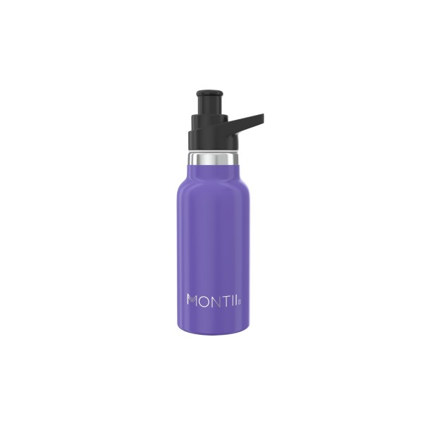 MontiiCo Mini isolierte Edelstahl Trinkflasche, purple