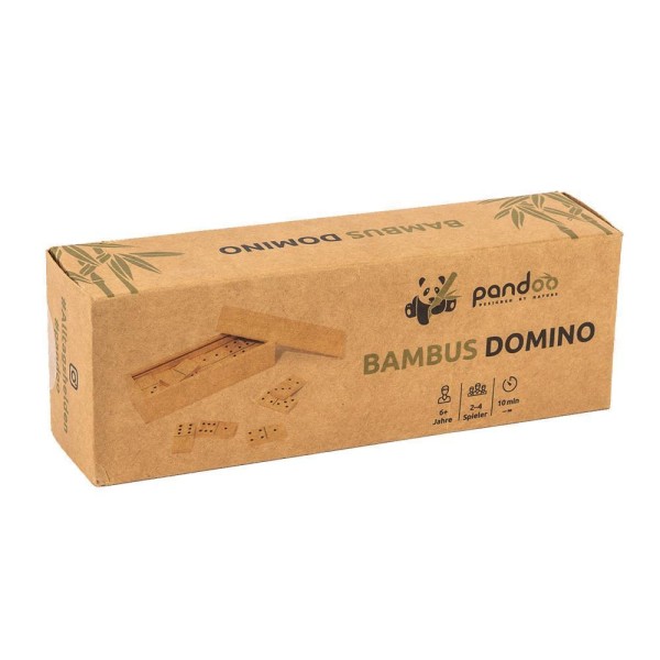 Pandoo Domino Spiel aus Bambus