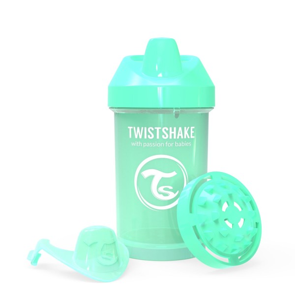 Twistshake Crawler Cup 300ml 8+m Pastel Green, Trinklernbecher