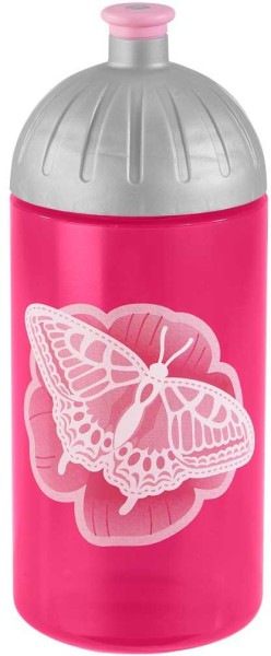 STEP BY STEP Trinkflasche 129606 Natural Butterfly Pink