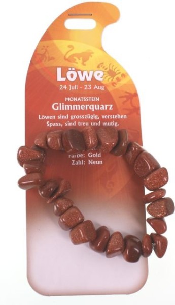 ROOST Armband Löwe Glimmer G241 Glimmerquarz