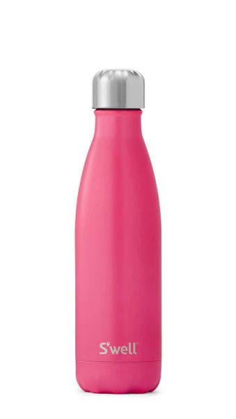 S'well isolierte Edelstahl Trinkflasche 500ml, satin pink