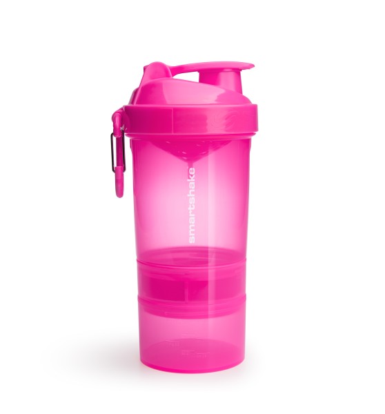 smartshake Original2GO 600 ml Shaker, Neon Pink