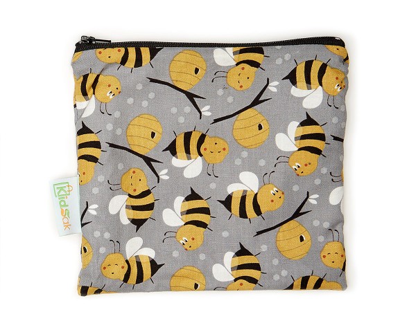 Kidsak wiederverwendbarer Snack Bag large, Bees