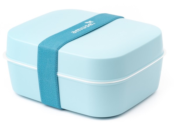 Amuse Basic Lunchbox 3 In 1 180X150X85mm Blau