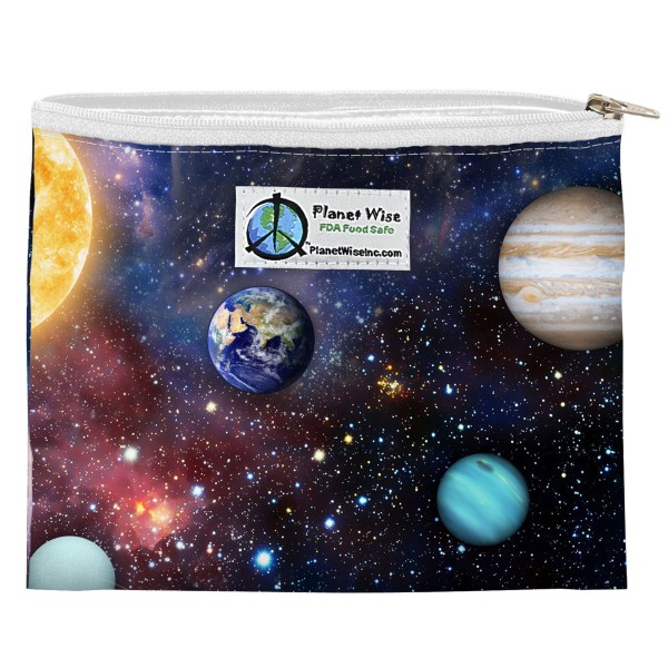 Planet Wise Zipper Sandwich Bag - Far Far Away