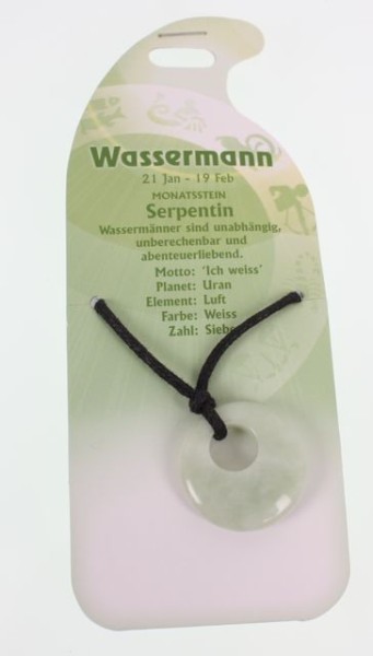ROOST Halskette Wassermann G259 Serpentin