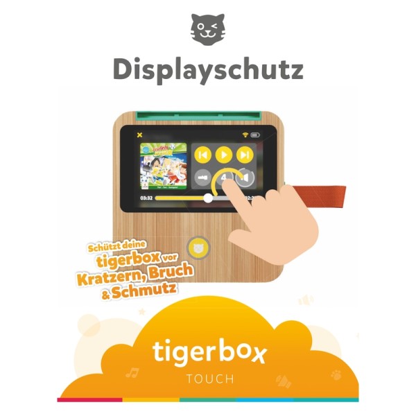 Tigermedia Displayschutz für Tigerbox TOUCH