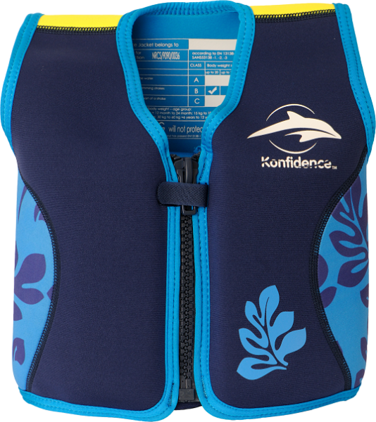 Konfidence Original Jacket Kinderschwimmweste Navy/Blue/Palm