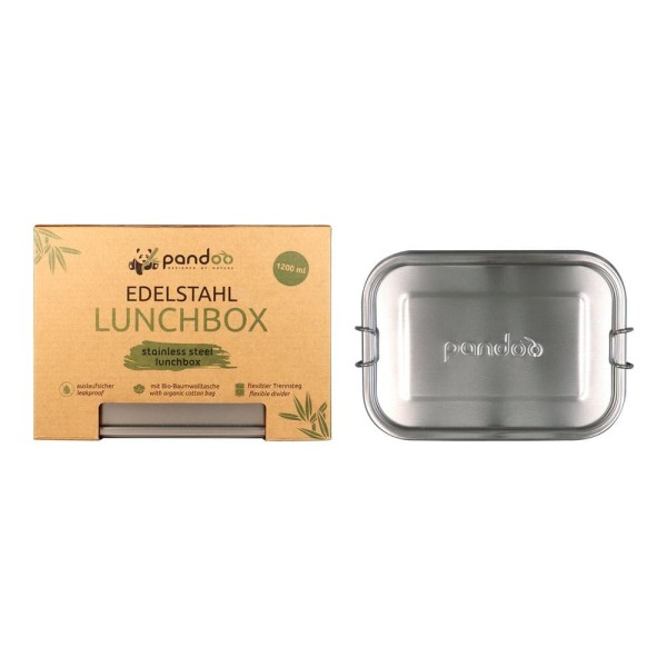 Pandoo Lunchbox aus Edelstahl 1200ml