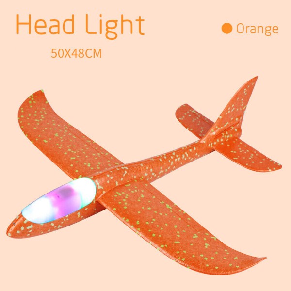 nikimo leuchtender Wurf-Segelflieger mit LED, orange