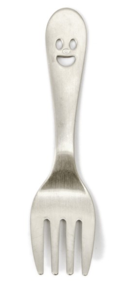 Happy Face Cutlery Petit Fork, Mini Edelstahl Gabel