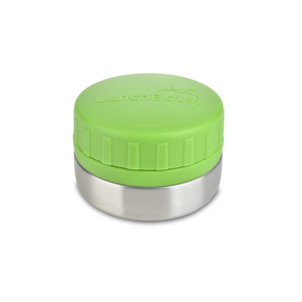 LunchBots Rounds 115 ml Round Container Green Lid