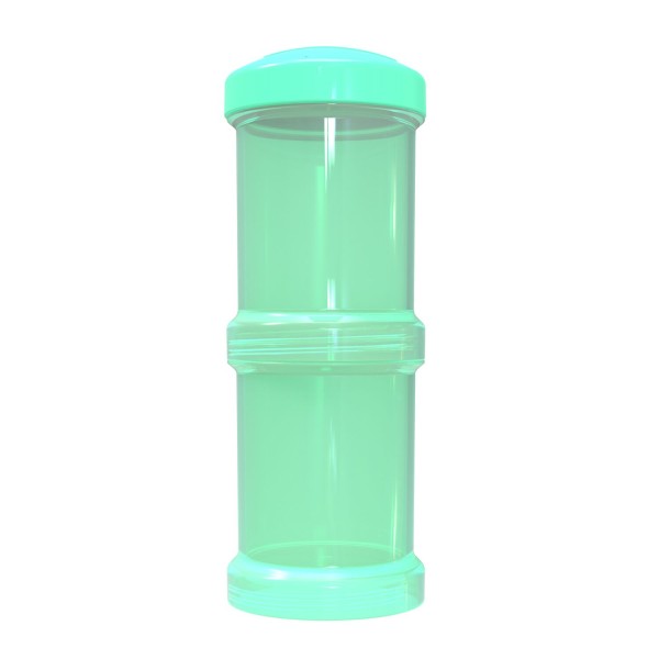 Twistshake Container Pastel Green, Pulverbehälter / Snackdöschen Doppelpack