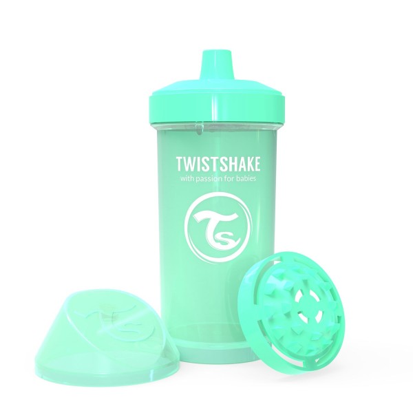 Twistshake Kid Cup 360ml 12+m Pastel Green, Trinkflasche