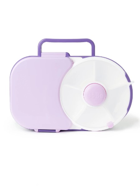 GoBe 2 in 1 Lunchbox & Snack Spinner, Grape Purple