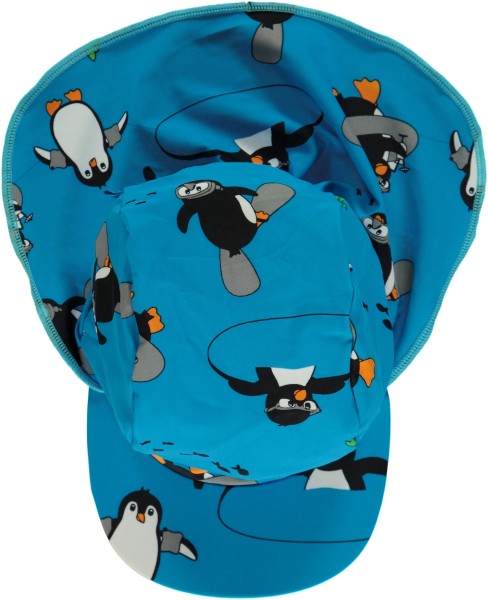 Smafolk Swimwear UV-Schutz Bademütze Penguin blue