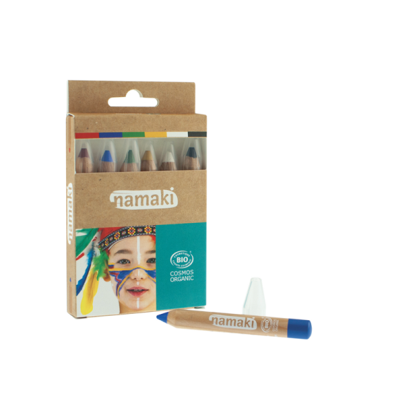 Namaki Bio Schminkstifte 6 Farben Rainbow
